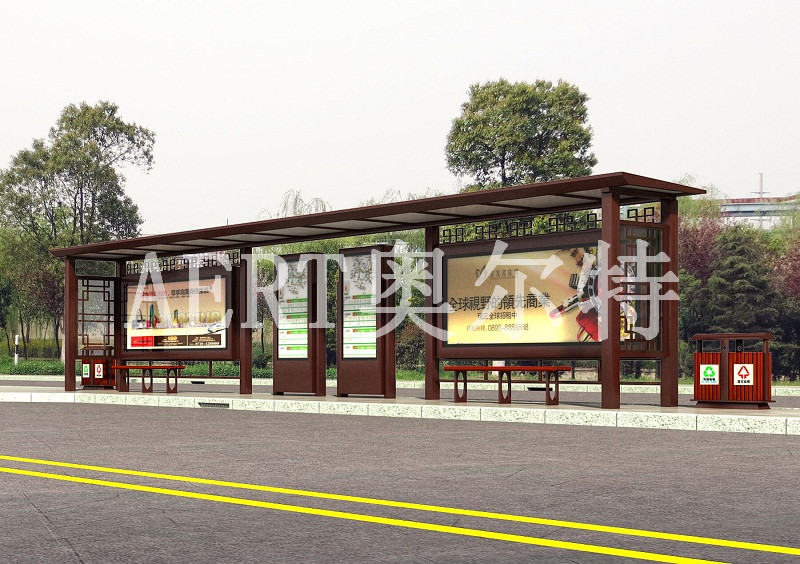 揚州仿古公交候車亭